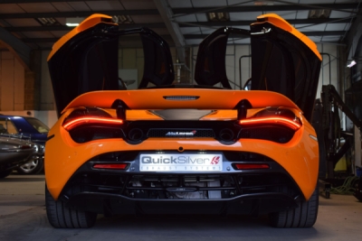 McLaren 720S (2017 a novější) trubky nahrazující katalyzátory s keramickým povlakem, QUICKSILVER ML721S