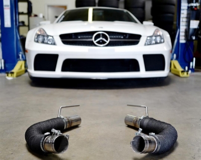 Mercedes SL 65 AMG Black Series R230 (2006-2011) Sportovní nerezový výfuk QUICKSILVER MM650S