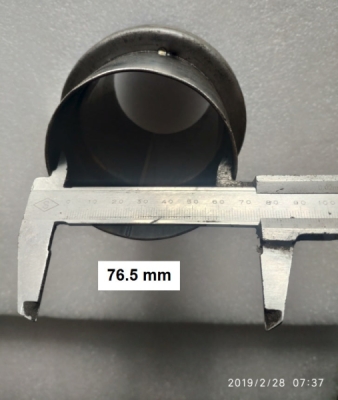 Karbonové koncovky výfuku (sada 4ks) - průměr 90mm kruhové QUICKSILVER NIN90-76-X4