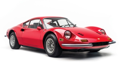 Ferrari 246 GT & GTS Dino (1969-1974) Nerezový výfuk Originál pro vozy s VIN vyšším než 2132 QUICKSILVER FE526