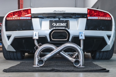 Lamborghini Murcielago vč. LP640, LP650-4, LP670-4 SV (2002-2007) Sportovní výfuk QUICKSILVER LM197T