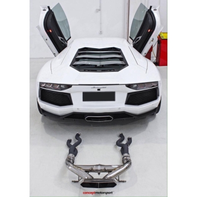 Lamborghini Aventador LP700-4 (2011 a novější) Sada trubek nahrazujících katalyzátory QUICKSILVER LM705S
