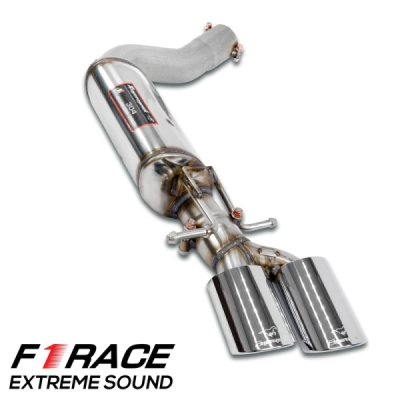 Zadní díl výfuku levý "F1 Race" 120x80 mm Supersprint 847457