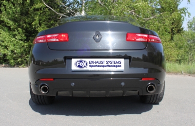 FOX Nerezový výfuk | Zadní tlumič - Renault Laguna III, 2.0 16V Turbo, 2008-0, RE152023-291