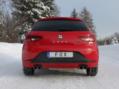 Seat Leon 5F koncový tlumič výfuku pravý/levý - 2x80 typ 25 r FOX SE042285-290