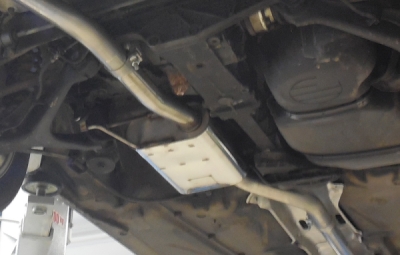 FOX Nerezový výfuk | Přední tlumič - Audi 80 (B4), 2.8E V6, 1991-1995, AU013020-VSD