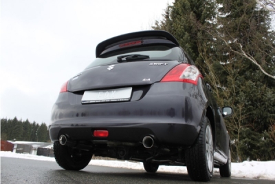 FOX Nerezový výfuk | Zadní tlumič - Suzuki SWIFT IV (FZ, NZ), 1.2, 2010-0, SZ012113-291