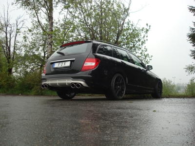 FOX Nerezový výfuk | Zadní tlumič - Mercedes-Benz C-Class (W204), C250 CDI, 2007-0, MB032103-348