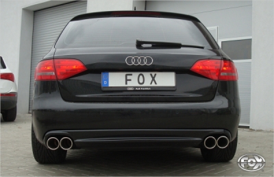 FOX Nerezový výfuk | Zadní tlumič - Audi A5 (8T), 2.0 TDi, 2007-0, AU120064-152