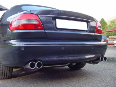 FOX Nerezový výfuk | Zadní tlumič - Volvo C70 I, 2.4T, 1998-2005, VO050003-050