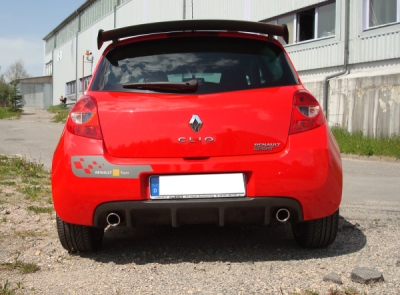 FOX Nerezový výfuk | Zadní tlumič - Renault Clio III, 2.0 Sport, 2006-2013, RE072003-147