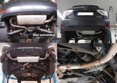 Subaru Impreza - GR - AWD koncový tlumič výfuku vpravo/vlevo FOX SU042045-347