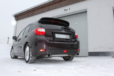 Subaru Impreza GP 4x4 Závěrečný tlumič výfuku křížový výstup vlevo vpravo FOX SU043013-053
