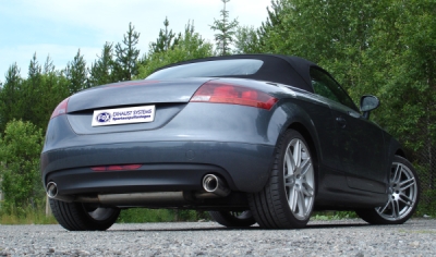FOX Nerezový výfuk | Zadní tlumič - Audi TT (8J), 3.2 V6, 2006-0, AU091035-151