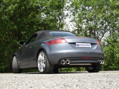 FOX Nerezový výfuk | Zadní tlumič - Audi TT (8J), 2.0 TFSi, 2006-0, AU091015-154