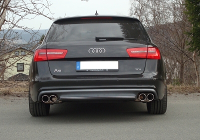 FOX Nerezový výfuk | Zadní tlumič - Audi A6 (4G), 2.0 TDi, 2011-0, AU073024-132