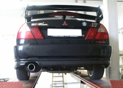 FOX Nerezový výfuk | Zadní tlumič - Mitsubishi Lancer Evolution VI, 2.0 16V EVO, 1999-0, MI140001-073