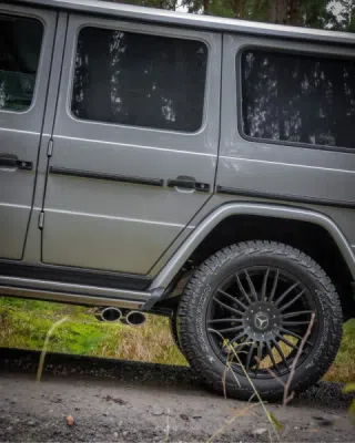 Mercedes G-Klasse G500 - 453 Exhaust system from catalytoc c