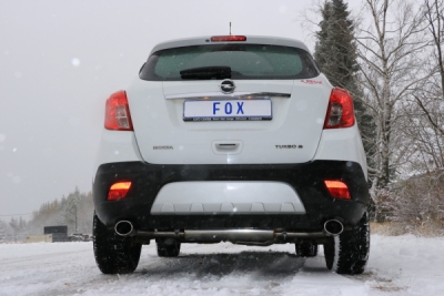 Opel Mokka 4x4 & 4x2 final silencer right/left and front sil