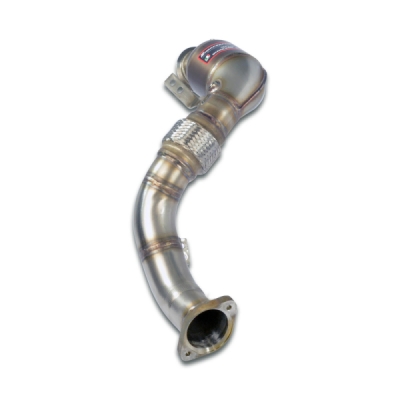 Turbo downpipe kit + Metallic catalytic Left(Replaces primary and secondary catalytics)Accepts the stock tertiary catalytics Supersprint 529241