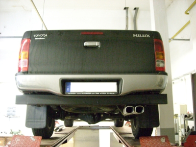 FOX Nerezový výfuk | Koncovky výfuku - Toyota Hilux (N25), 3.0 D-4D, 2007-0, TO141000-666