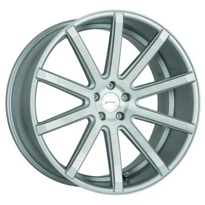 Corspeed DEVILLE Stříbrná broušená 10,5×20" 5×112 ET 35