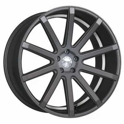 Corspeed DEVILLE Gunmetal šedá / bílý lem 10,5×20" 5×112 ET 35