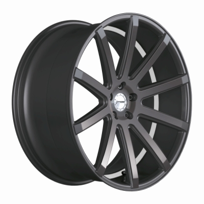 Corspeed DEVILLE Gunmetal šedá / bílý lem 9×21" 5×114,3 ET 25
