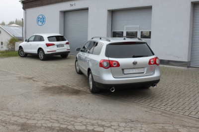 FOX Nerezový výfuk | Zadní tlumič - Volkswagen Passat 4-Motion (3C), 2.0 FSi, 2005-0, VW024073-153