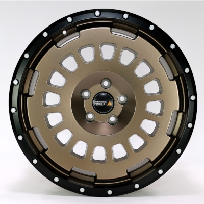 Twin Monotube Projekt AT1 9x20 Terra Bronze s kovaným ochranným prstencem 5x120 (Land Rover Defender)