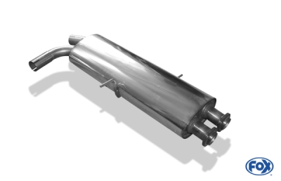 FOX sports exhaust suitable for BMW X5 E53 - 4,4l 235kW fron