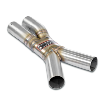 X-Pipe Package (Delete the OPF - mid resonator)For the Std - OEM rear muffler Supersprint 745820
