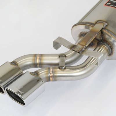 Centre + rear exhaust 95x75 "S-Bend" Supersprint 841228
