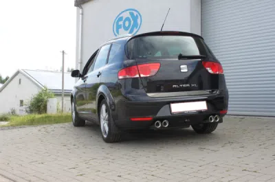 FOX Nerezový výfuk | Zadní tlumič - Seat Altea XL (5P), 2.0 TDi, 2004-2015, SE080075-150