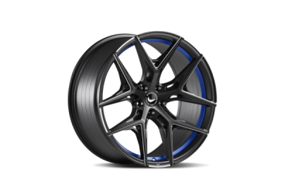 Barracuda RAZZER Puresports černá matná s frézováním / modrý lem 10×20" 5×114,3 ET 40