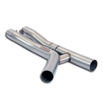 J-Pipe Race PackageDeletes the secondary catalytics + mid resonatorsAccepts the Std - Oem muffler Supersprint 989640