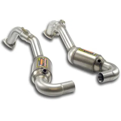 Front pipe. Right + Left. with catalytic Supersprint 682602