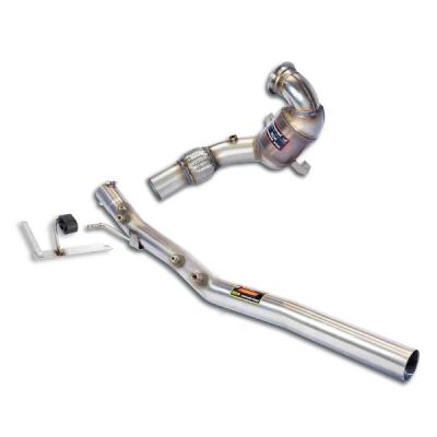 Turbo downpipe kit + Metallic WRC 100 CPSI catalytic(Deletes GPF) Supersprint 775261