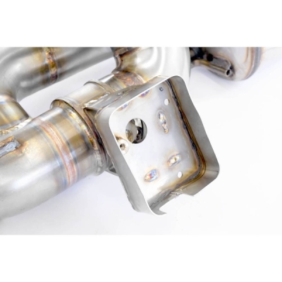 Rear exhaust "Race" right - left with valve Supersprint 443254