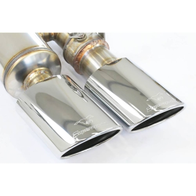 Rear exhaust Left 120x80 with valve (Vacuum) Supersprint 394437