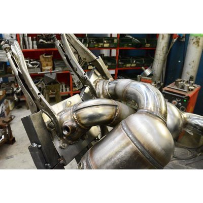 Levý downpipe s metalickým katalyzátorem Supersprint 771341