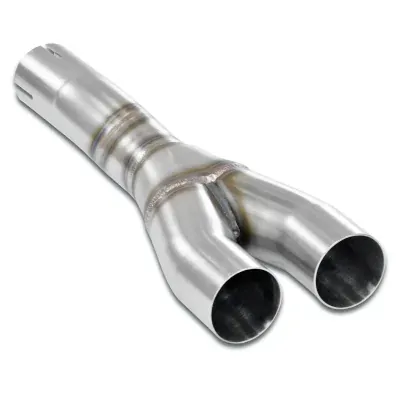 Spojovací trubka "Y-Pipe" (1->2, vstup Ø60mm) Supersprint 722743