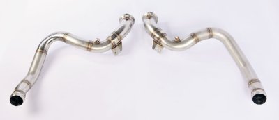 Downpipe kit pravý + levý (nahrazuje primární a sekundární katalyzátor) Supersprint 721911