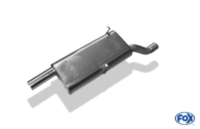 FOX Nerezový výfuk | Zadní tlumič - BMW 3-Series (E30), 318is, 1982-1994, BM020041-005