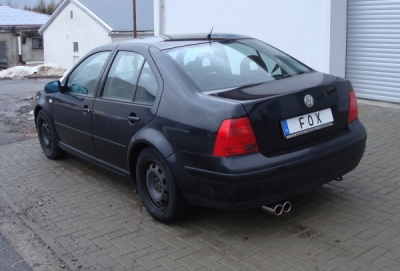 FOX Nerezový výfuk | Zadní tlumič - Volkswagen Bora (1J), V5, 1998-2005, VW110021-048