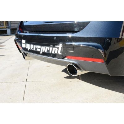 Zadní díl výfuku levá ∅100 mm - pravá ∅100 mm Supersprint 987924