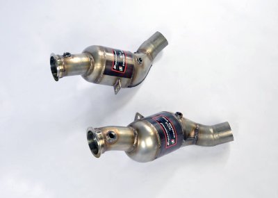 Levý downpipe s metalickým katalyzátorem 200CPSI Supersprint 756541