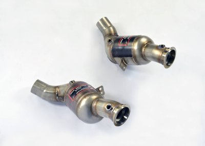 Levý downpipe s metalickým katalyzátorem 200CPSI Supersprint 756541