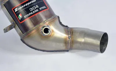 Downpipe pravý + Metalický katalyzátor 200CPSI Supersprint 756521