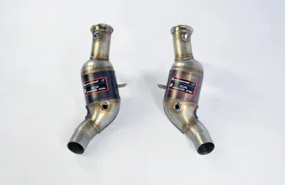 Downpipe pravý + Metalický katalyzátor 200CPSI Supersprint 756521